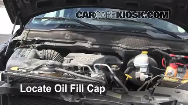 2003 Dodge Ram 2500 5.7L V8 Crew Cab Pickup (4 Door) Aceite Agregar aceite